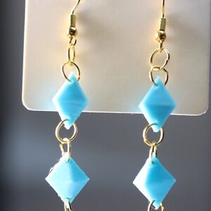 Elegant pair of Stylish Earrings Bead Hoop New Pierced Earrings New